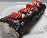 Foto del paso 6 de la receta: Pionono relleno con crema y duraznos 🍑 🥛 | Riquísimo y Fácil