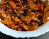 A picture of step 2 of Honey chilli potato.