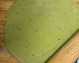 A picture of step 2 of Baby spinach chappathi.