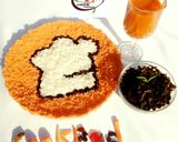 A picture of step 6 of Vegetable Cookpad logo.