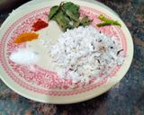 A picture of step 1 of Mix vegetable Thoran.
