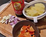 A picture of step 1 of Pineapple Chicken.
