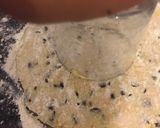 A picture of step 7 of Rolo cookie cake.