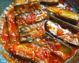 Foto langkah ke 3 dari resep Terong Balado Hemat Minyak.