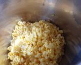 A picture of step 2 of Moong dal dhokĺa.
