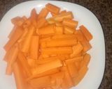 A picture of step 1 of Sauteed crunchy vegetables #Author marathon.