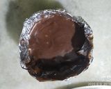 A picture of step 5 of Chocolava cake.
