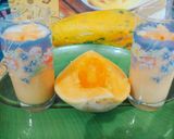 खरबूजा फालूदा जूस (Kharbuja faluda juice recipe in marathi) रेसिपी स्टेप 7 फोटो 