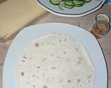 Une image de l'étape 3 de Wraps maison au poulet & Frites.