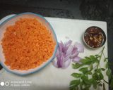 கேரட் பொரியல்(carrot poriyal recipe in tamil) ரெசிபி ஸ்டேப் 1 புகைப்படம்