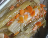 Foto del paso 6 de la receta: Pencas de acelga en escabeche de verduras #BBB