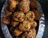 A picture of step 3 of Veg Manchurian and Fried Rice.