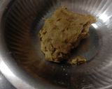 A picture of step 1 of Palak paneer parathapizza.