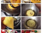 A picture of step 5 of Sindhi special sweet Gheeyar 😋😋.