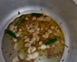 A picture of step 1 of Beetroot khichdi.