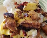 A picture of step 5 of Spiced chicken melt.