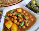 A picture of step 4 of Special quick chana gravy for breakfast...