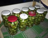 Zöld paradicsom savanyúság 🍅 recept fázis 4 fotója