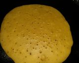 A picture of step 4 of Egg Banana Milk Pan Cake.