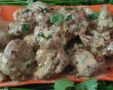 A picture of step 4 of Creamy spicy prawn.