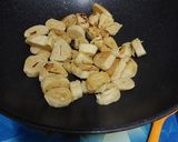 A picture of step 1 of Soya Chaap Masala.