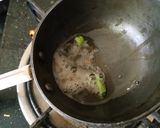 A picture of step 3 of Coconut chutney.