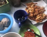 Foto langkah ke 8 dari resep Mie ayam kampung bakso bogem pangsit goreng.