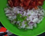 A picture of step 1 of Chana Chaat (Black Gram Chaat).