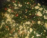 Foto del paso 2 de la receta: Revuelto de espinacas y panceta - keto