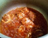A picture of step 5 of Gawar ki phalli chicken.