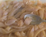 Foto del paso 4 de la receta: 🍜 Tallarines (noodles) con pollo 🐔 y salsa de miel 🍯 y mostaza