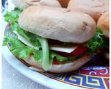 Foto langkah ke 2 dari resep Burger Vegetarian.