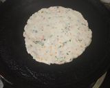 A picture of step 3 of Akki Roti.