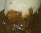 A picture of step 1 of Tuwon semo miyan kuka.