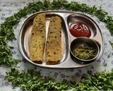 A picture of step 6 of Fresh methi leaves paratha.
