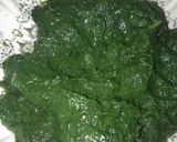 A picture of step 3 of Mutton spinach ♥️.