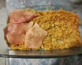 Csirkemell majorannás savanyú káposztában sütve recept fázis 4 fotója