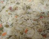 A picture of step 2 of Samiya Upma/ Samiya Bhath.