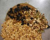 A picture of step 3 of Nutty Granola with Date Palm Jaggery.