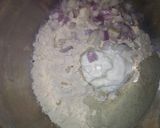 A picture of step 4 of Poppy seeds and dessicated coconut paratha.