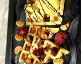 A picture of step 7 of Waffle 🧇 With Butter Scoth Ice cream🍦.