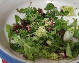 Foto del paso 3 de la receta: Ensalada templada de salmón al Cabrales
