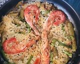 Foto del paso 3 de la receta: Arroz con gambones y alcachofa