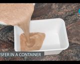 A picture of step 8 of Easy chocolate ice cream recipe eggless without ice cream maker.