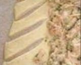 A picture of step 4 of Stuffed chickn bread😋.