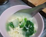 清淡的蔬菜味噌蛋花湯的食譜步驟3照片