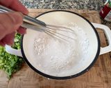 A picture of step 2 of Cambodian Grilled Corn with coconut cream sauce.