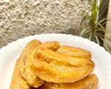 A picture of step 8 of Crispy Sesame Fried Bananas.