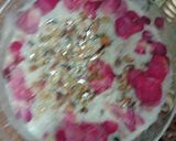 A picture of step 5 of Rose milk rice kheer.