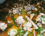 A picture of step 2 of Goat meat pepper soup.